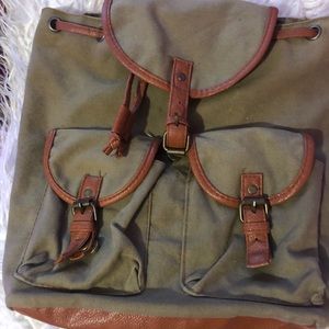 Canvas bookbag